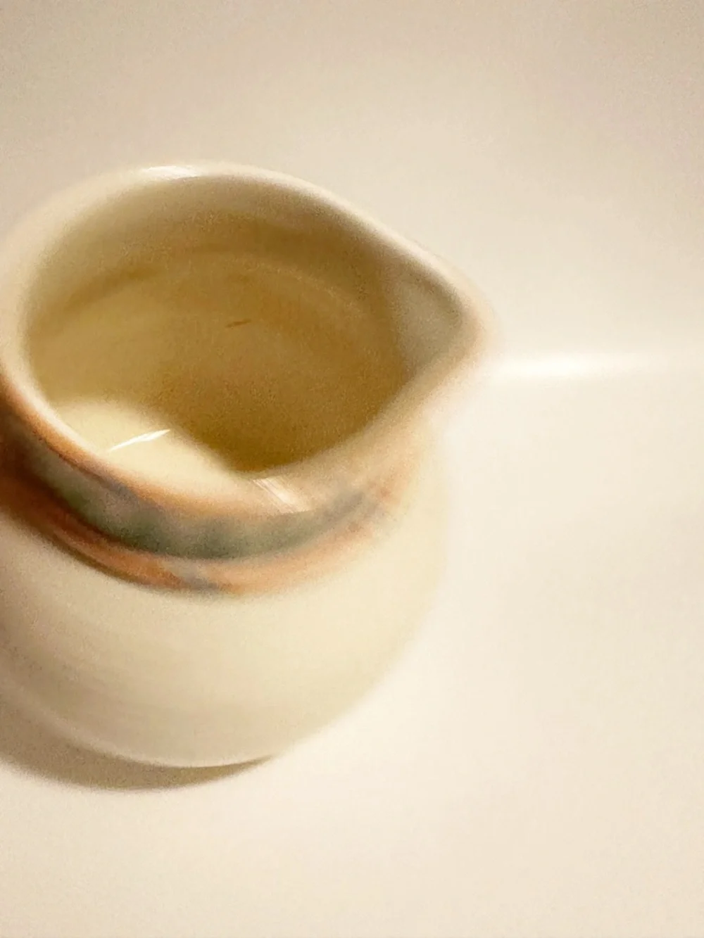 Taos Pottery Southwest Ceramic Pitcher Cream Orange Red Chili Peppers Southwest